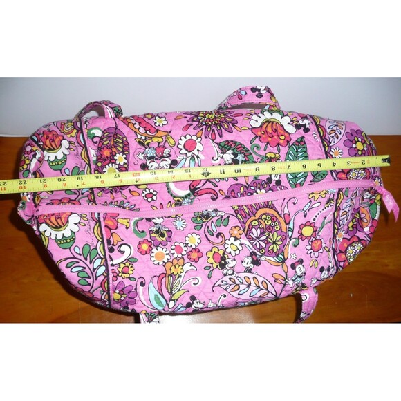 Disney Parks Vera Bradley Large Duffel ~ Just Mousing Around Mickey Minnie Pink - Picture 8 of 13